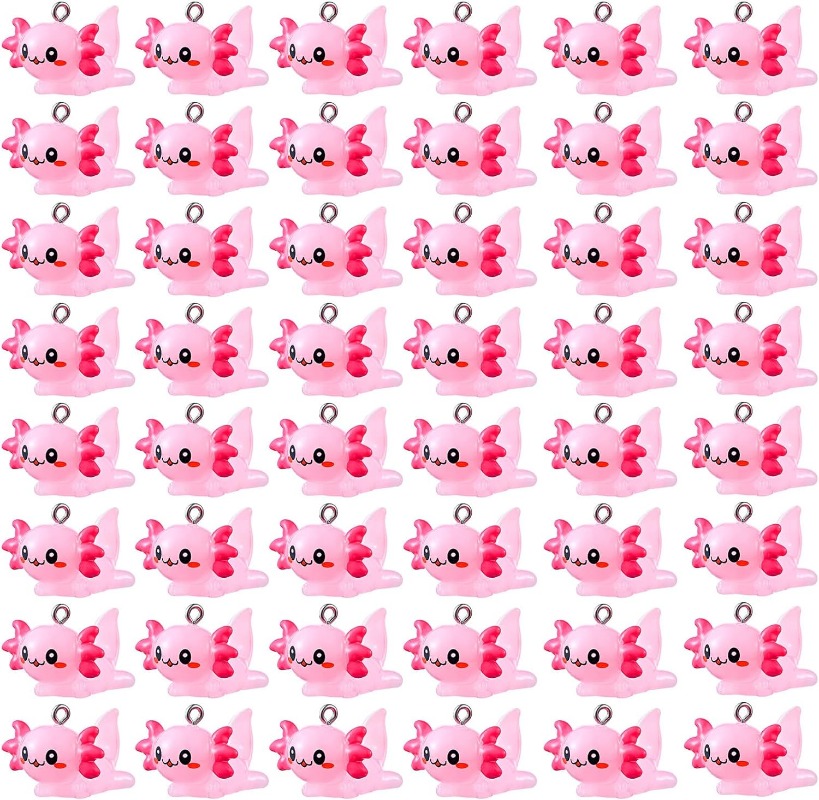10PCS Resin Mini Axolotl Charm - Resin Crafts Diy ulasan dan harga