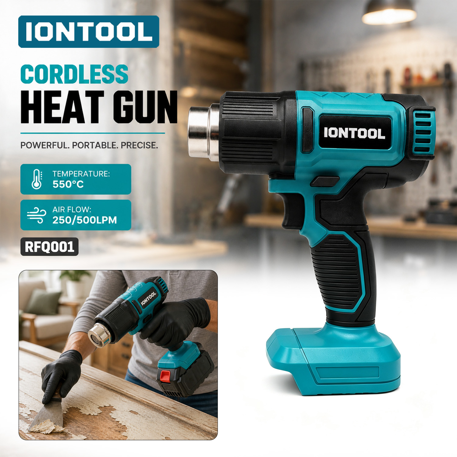 IONTOOL Portable Cordless Hot  - Heat Gun Small ulasan dan harga