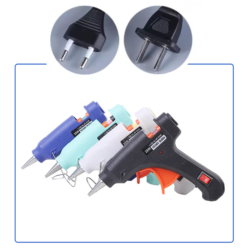 20W Mini Hot Melt Glue Gun EU  - Heat Gun Small ulasan dan harga
