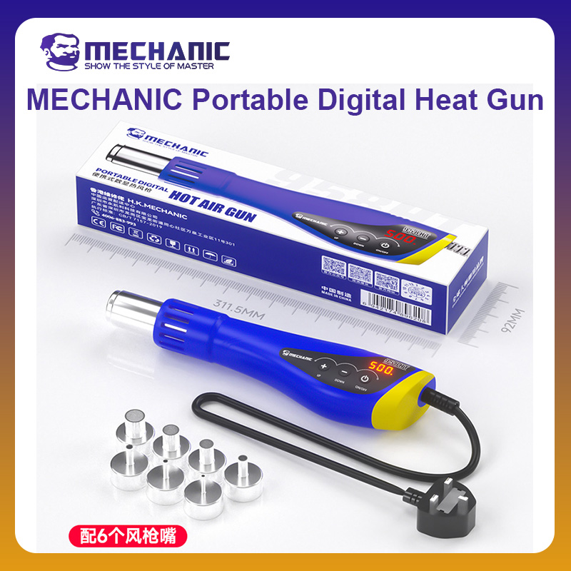 MECHANIC OFFICIAL HT-958 Porta - Heat Gun Small ulasan dan harga