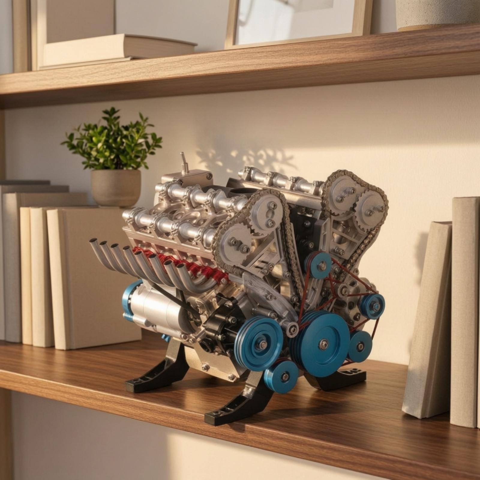 Vintage Style Engine Figurine  - Resin Craft Workshop ulasan dan harga