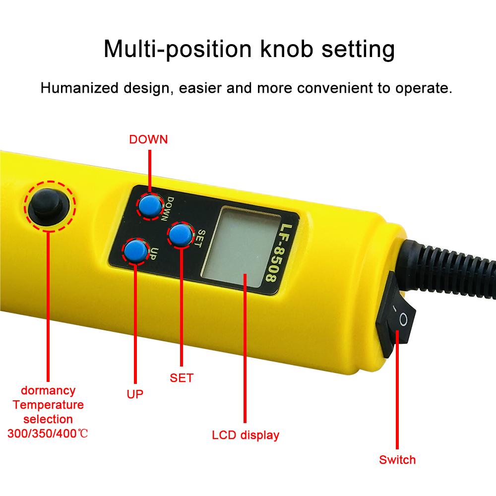 LCD Digital Heat Hot Air Gun D - Heat Gun Small ulasan dan harga
